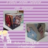 Cubo com fotos